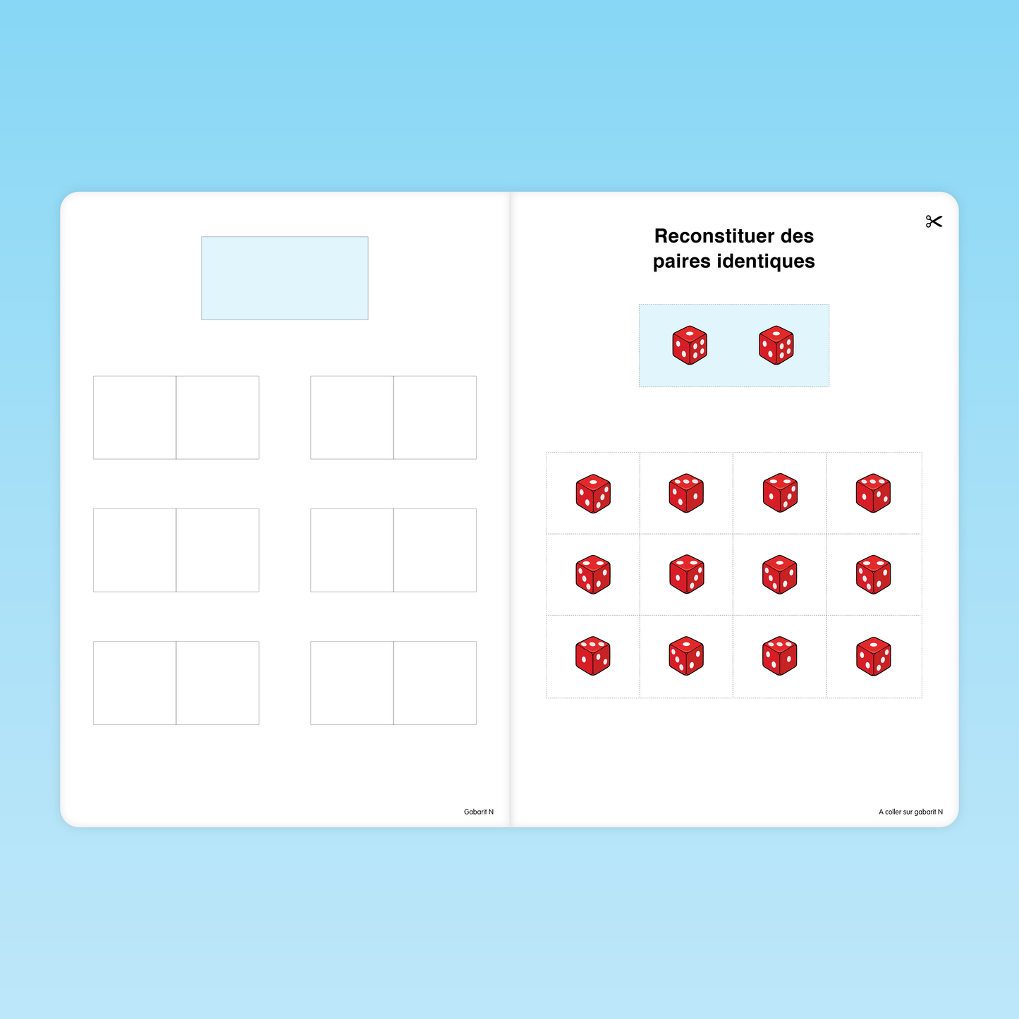 Fiches Discrimination visuelle d'objets MS