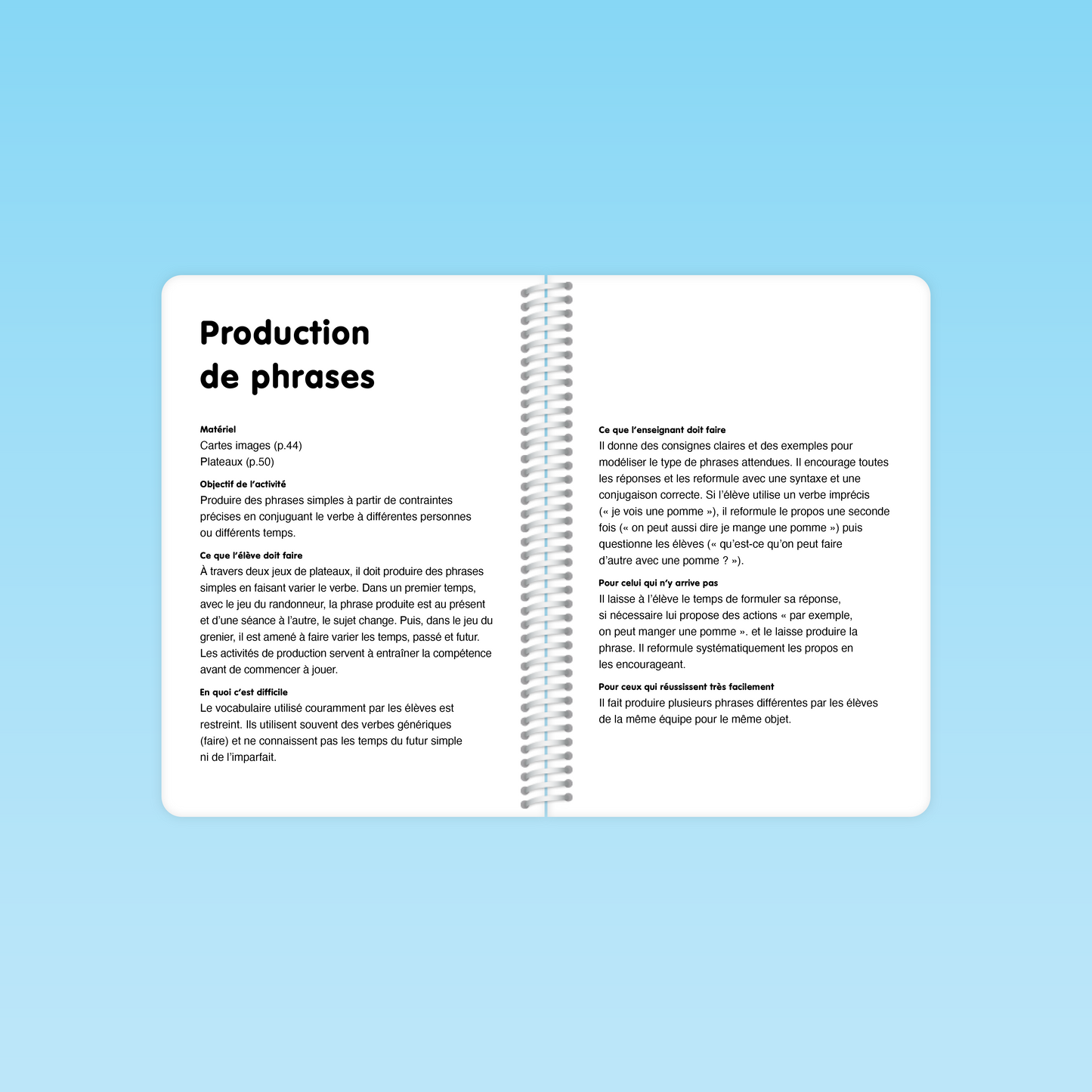 Guide complet Langage et Vocabulaire GS